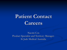 Patient Contact Careers - Monash University Faculty of