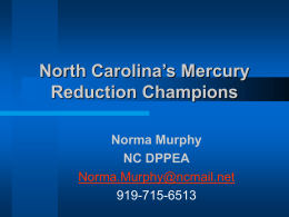 North Carolina’s Mercury Reduction Champions