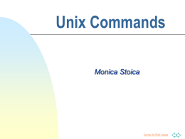 Unix Commands - Directory | CS