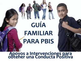 FAMILY GUIDE TO PBIS