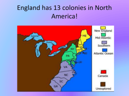 Chapter 5: The New England Colonies