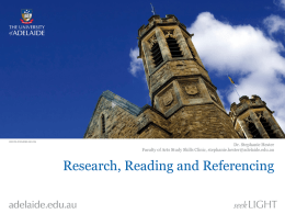 Research and Reading