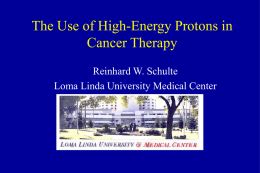 The Use of High-Energy Protons in Cancer Therapy