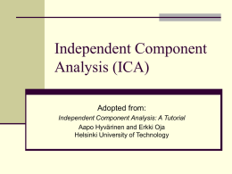 Independent Component Analysis