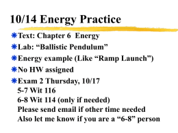 Physics 130 - University of North Dakota