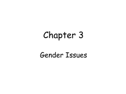Chapter 3 ss Gender _ Issues