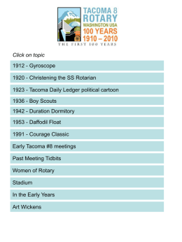 1920 - Christening the SS Rotarian 1923 &ndash; Tacoma Daily