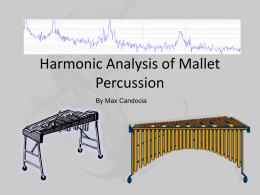 Harmonic Analysis of Mallet Percussion