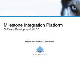 XProtect™ Integration Platform