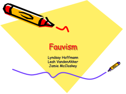 Fauvism - Home - High Point Regional School District