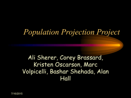 Population Projection Project