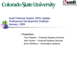 Kuali Financial Implementation Group (K