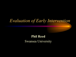 The Effectiveness of Early Interventions for Austistic
