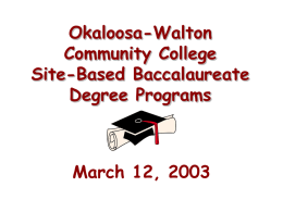 Okaloosa-Walton Community College Site