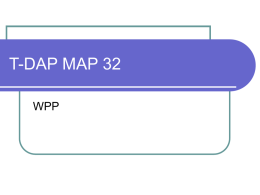 T-DAP MAP 32 - Centennial College