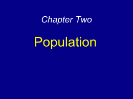 Chapter One - AP Human Geography