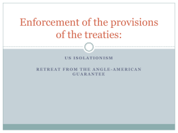 Enforcement of the provisions of the treaties: