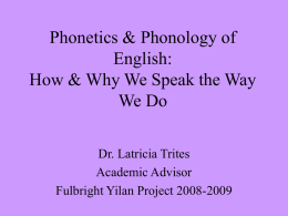 Phonetics - YES life
