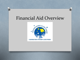 Financial Aid Overview - Long Beach Cal SOAP