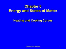 Heating & Cooling Curves - Powerpoint