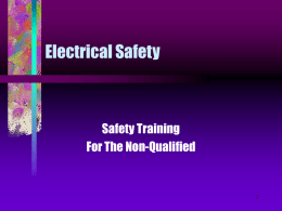 ELECTRICAL SAFETY - Oklahoma City Community College