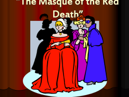 'Masque of the Red Death”