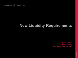 New LiquidityRequirements - IFLR