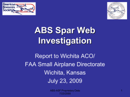 ABS Spar Web Investigation