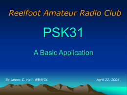 PSK31 - Reelfoot ARC