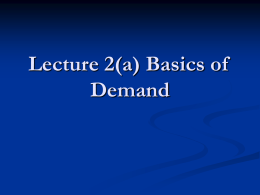 Lecture 1(b) Models - Southern Methodist University