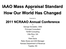 SketchRight and IAAO Mass Appraisal Standard