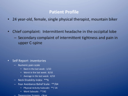 Patient Profile - Fearon Physical Therapy