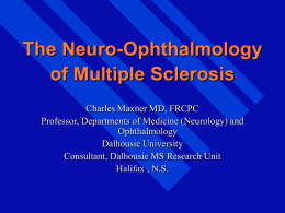PowerPoint Presentation - Neuro-Ophthalmology and Multiple