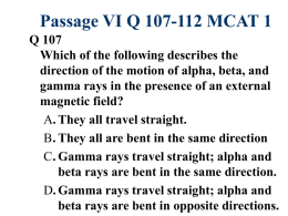 Physics MCAT Review - University of North Dakota