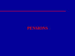 Pensions - Villanova University