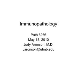 Immunopathology