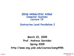Lecture 1: Course Introduction and Review