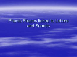 Advanced phonics (Phases 5/6) and beyond Phase 6. Spelling