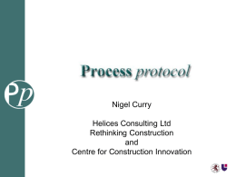 PP presentation - Process Protocol