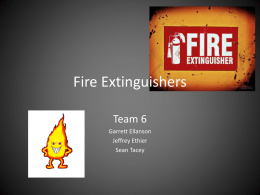 Fire Extinguishers - Florida A&M University
