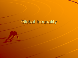Global Ineqality