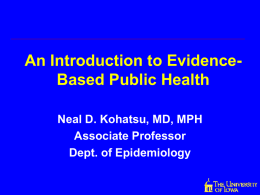 An Introduction to Evidence