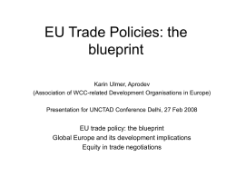 EU ACP Trade negotiations, Rural economy and livelihood of