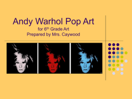 Andy Warhol Webquest