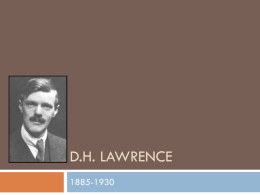D.H. Lawrence - Phillipsburg School District
