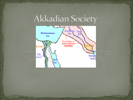 Akkadian Society - World History 9H