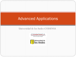 Advanced Applications