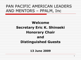 PPALM Brf 080308 Board Meeting