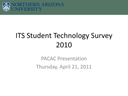 ITS Student Technology Survey