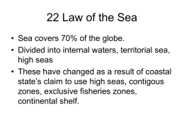 22 Law of the Sea - Midlands State University